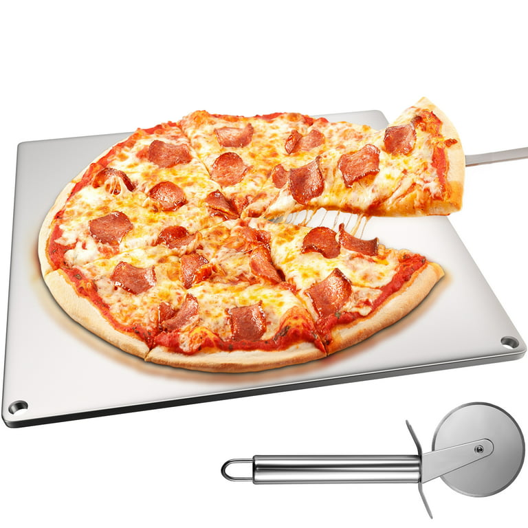 VEVOR Baking Steel Pizza, Rectangle Steel Pizza Stone, 16 x  14 Steel Pizza Plate, 0.2Thick Steel Pizza Pan, High-Performance Pizza  Steel for Oven, Baking Surface for Oven Cooking and Baking 