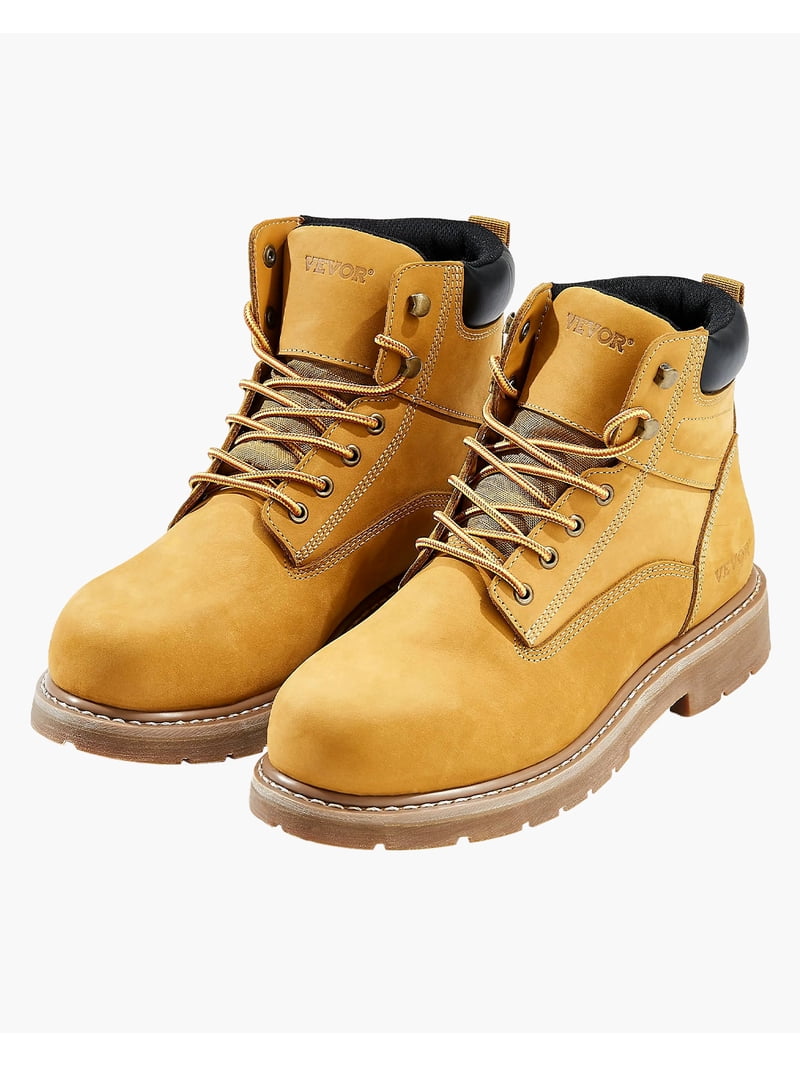 VEVOR Steel Toe Work Boots, US Size 10.5, Waterproof Work  display picture 2