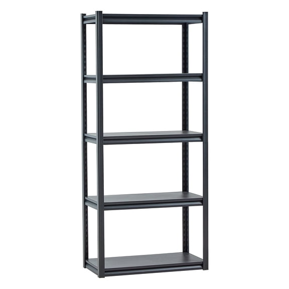 VEVOR Storage Shelves, 2000 lbs, 5 Tier Garage Storage Shelving, 16" D x 32" W x 72" H Adjustable Metal Shelves for Garage Shelves Utility Rack Shelf,