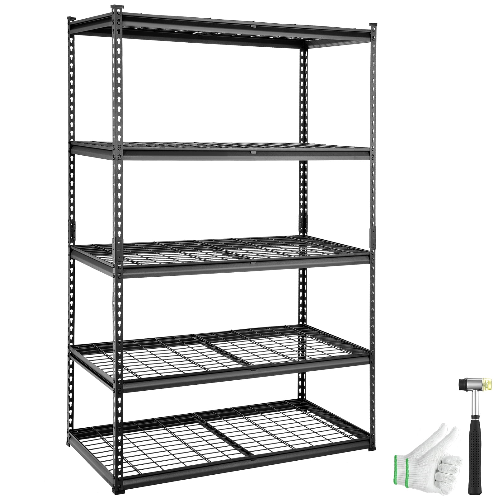 VEVOR Storage Shelving Unit,5-Tier Adjustable, 2000 lbs Capacity, Heavy ...