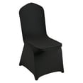 thumbnail image 1 of VEVOR Stretch Spandex Folding Chair Covers, Universal Fitted Chair Cover, Removable Washable Protective Slipcovers, for Wedding, Holiday, Banquet, Party, Celebration, Dining (30PCS Black), 1 of 9