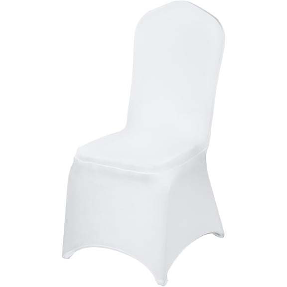 VEVOR Stretchable 150-Piece Polyester Chair Slipcovers, White