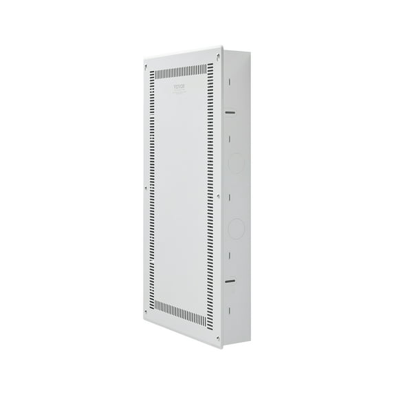VEVOR Structured Media Enclosure, 28-Inch, Recessed in-Wall Media Box with Cover, Wall-Mount Cable Management Box Kit, Structured Wiring Multi-Media Cabinet, Cold-Rolled Steel, for TV Home Theater