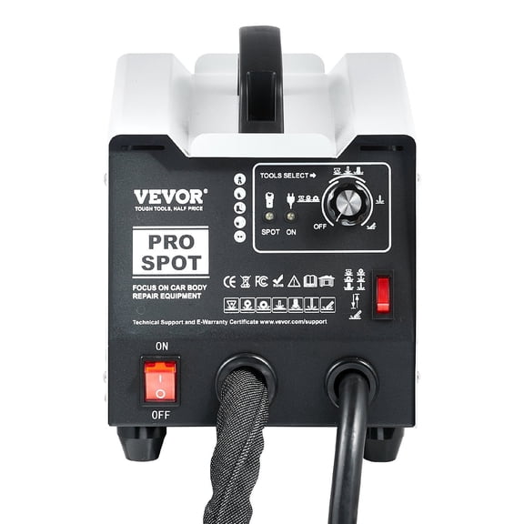 VEVOR Stud Welder Dent Repair Kit, 110V Auto Body Spot Welding Dent Puller Machine with 7 Welding Modes & Adjustable Power, 1.8KW Spot Welder Dent Rem