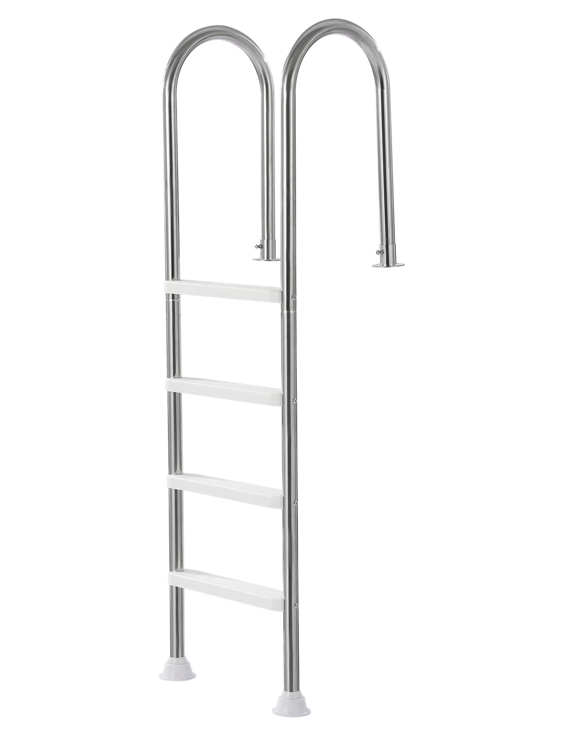 VEVOR Swimming Pool Ladder, 4-Step Double Handrails Stairs with Non ...