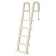 thumbnail image 1 of VEVOR Swimming Pool Ladder, 75°Inclined 5-Step Double Handrails Stair, Non-Slip Heavy Duty Steps, Load Capacity 300 lb, for 48-54" Inground & Above-Ground Pools of Any Deck Surface, 1 of 9
