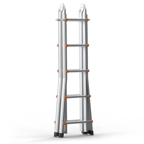Telescoping Ladder A Frame 16.7 FT Extension Multi-Function for Homework