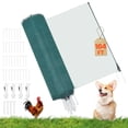 thumbnail image 1 of VEVOR Temporary Fence with Posts, 3 x 164 FT Plastic Mesh Fencing, Garden Safety Fences Netting with Double-Spike Stakes & Guy Ropes, Temporary Fence for Dogs, Chickens, Plants, Outdoor Yards, 1 of 9