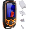 thumbnail image 1 of VEVOR Thermal Imaging Camera, 256 x 192 IR Resolution Pocket Infrared Thermal Imager with WiFi, 25Hz Refresh Rate Thermal Camera Pocket with 3.2" Touch Screen, 0.3MP Visual Camera, -4℉-1022℉, IP54, 1 of 9