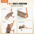 thumbnail image 1 of VEVOR Timberjack Log Lifter 4 in 1 Log Roller 46.5 in Logging Forestry Multitool, 1 of 10