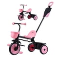 thumbnail image 1 of VEVOR Toddler Tricycle & Stroller for 18 Months to 5 Year Old, Kids Trike with Parent Push Handle, Adjustable Seat & Storage for Outdoor Play, Tricycle for Toddlers, Birthday Toy for Boys and Girls, 1 of 9