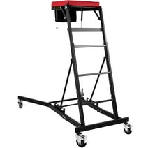 VEVOR Topside Automotive Engine Creeper, Adjustable Height Foldable, 400 lbs Capacity High Top with Four Casters, Padded Deck