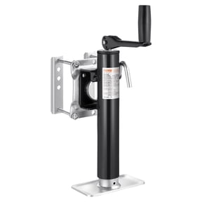 VEVOR Trailer Jack, 2000 lbs Dynamic Load Capacity, Heavy Duty Swivel Bolt-on Trailer Jack, 10" Lift Trailer Jack Stand with Handle for RV Trailer, Horse Trailer, Utility Trailer, and Yacht Trailer