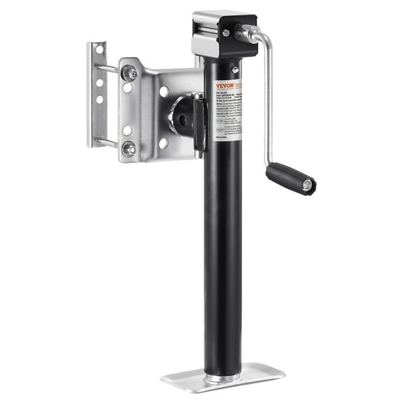 VEVOR Trailer Jack, 5000 lbs Dynamic Load Capacity, Heavy Duty Swivel Bolt-on Trailer Jack, 14.3" Lift Trailer Jack Stand with Handle for RV Trailer, Horse Trailer, Utility Trailer, and Yacht Trailer