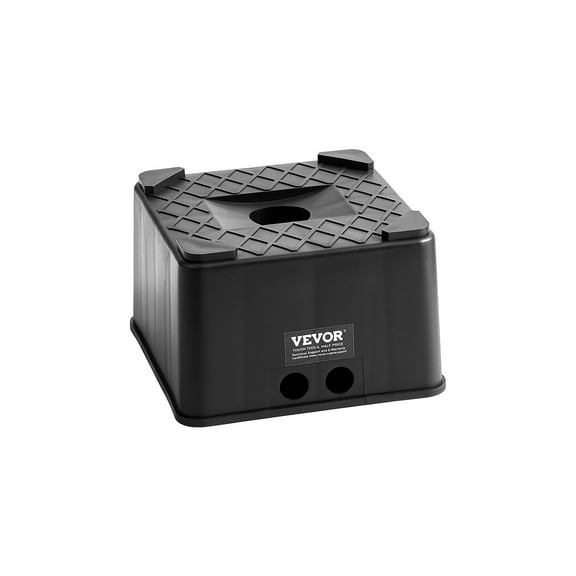 VEVOR Trailer Jack Block, 6" High Heavy Duty RV Leveling Block with 6000 lbs Capacity, RV Jack Stand, Motorcycle Stand,Stool,Camper Accessories for Travel Trailers,5th Wheels Class A/C Motorhomes