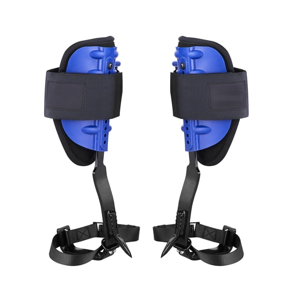 VEVOR Tree Climbing Spikes Set, Height-Adjustable Tree Climbing Gear with Straps & Harness, 350 lbs Load Capacity, Heavy Duty Steel Climb Spurs Arbori