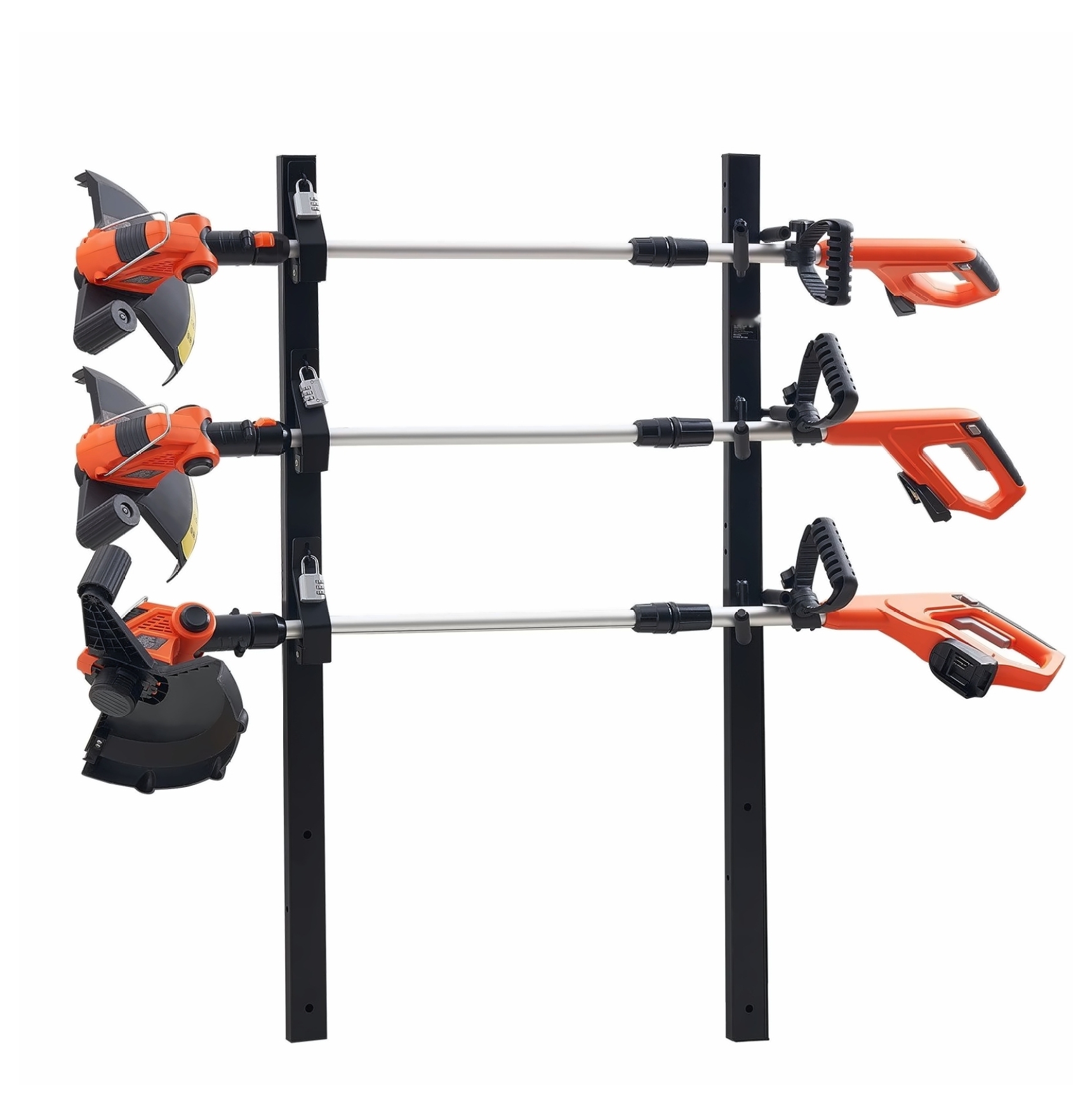 Trimmer Rack, 3 Place Weeder Trimmer Rack, Locking Trim Holder ...