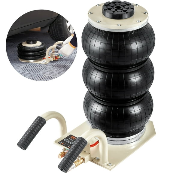 VEVOR Triple Bag Air Jack 3 Ton/6600 lbs Pneumatic Jack for Car SUV Lifting
