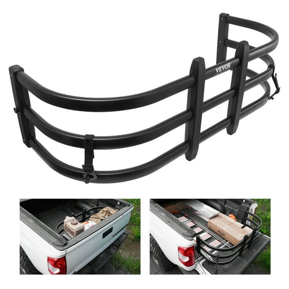 VEVOR Truck Bed Extender, Aluminum Retractable Tailgate Extender, 55.5"-68", Fits for Ford Super Duty, F150, Dodge Ram 1500/2500/3500, Toyota Tundra, Nissan Titan, Chevrolet Silverado, GMC Sierra