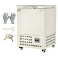 thumbnail image 1 of VEVOR Ultra Low Temperature Freezer,58 L, −40℉ to −123℉ Adjustable Temp Range, with Rollers and Digital Display,304 Stainless Steel Liner,Low Temperature Lab Freezer for Laboratory Samples Storage, 1 of 9