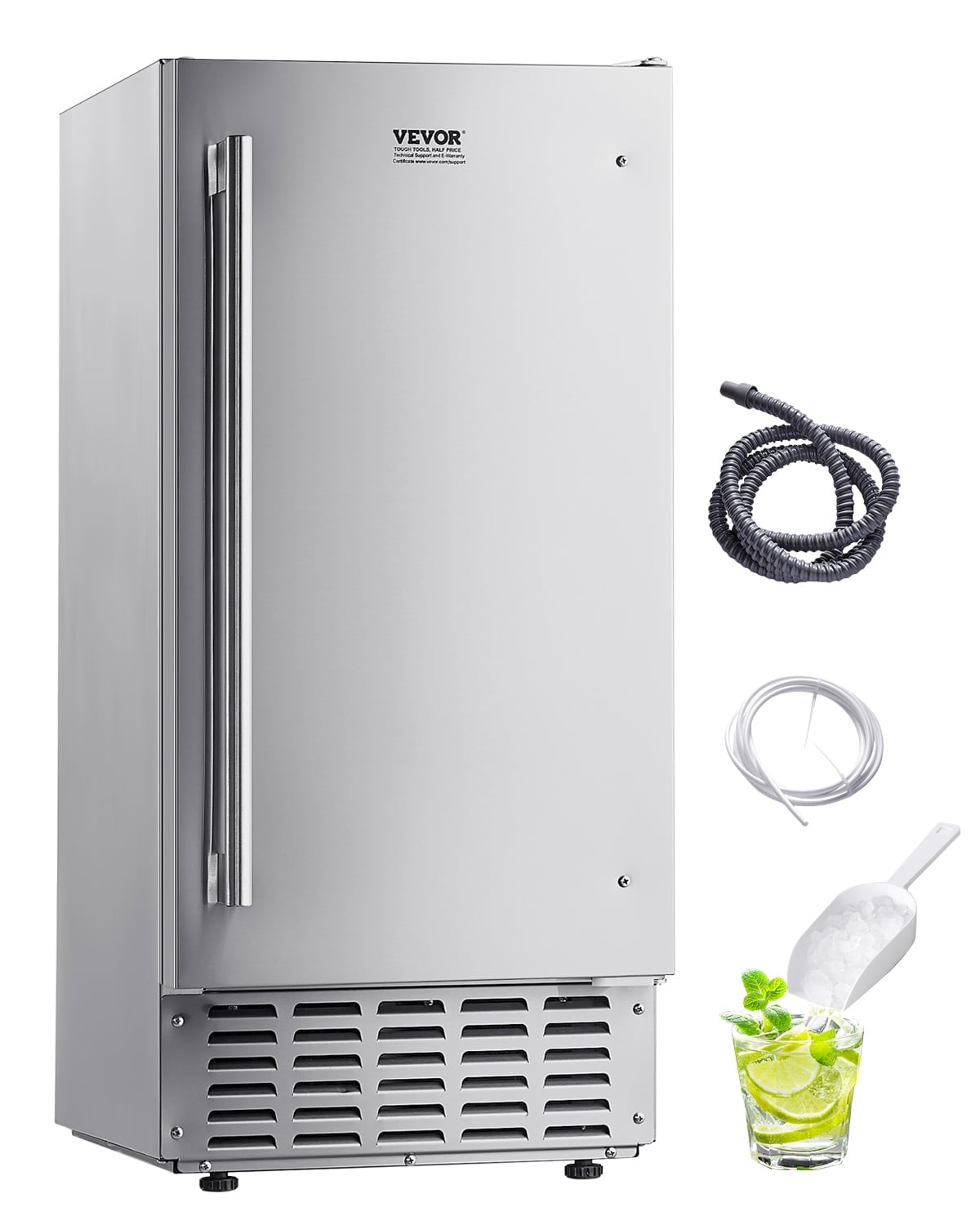 VEVOR Undercounter Built-in Ice Maker - Thumbnail 4
