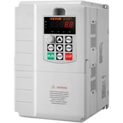 VEVOR VFD 7.5KW, 34A, 10HP Variable Frequency Drive for 3-Phase Motor Speed Control