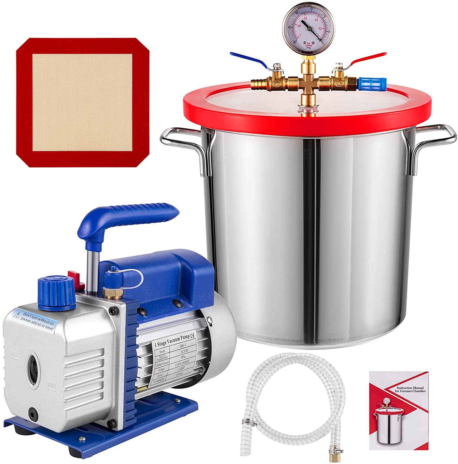 https://i5.walmartimages.com/seo/VEVOR-Vacuum-Pump-3-CFM-Vacuum-Chamber-3-gallon-Single-Stage-Vacuum-Pump-with-Chamber-Stainless-Steel-Degassing-Chamber-Kit_fc6d23ac-cb23-4049-8cbd-95347d9f352b.957f060cd1a1804400d52c5cd6b32b96.jpeg