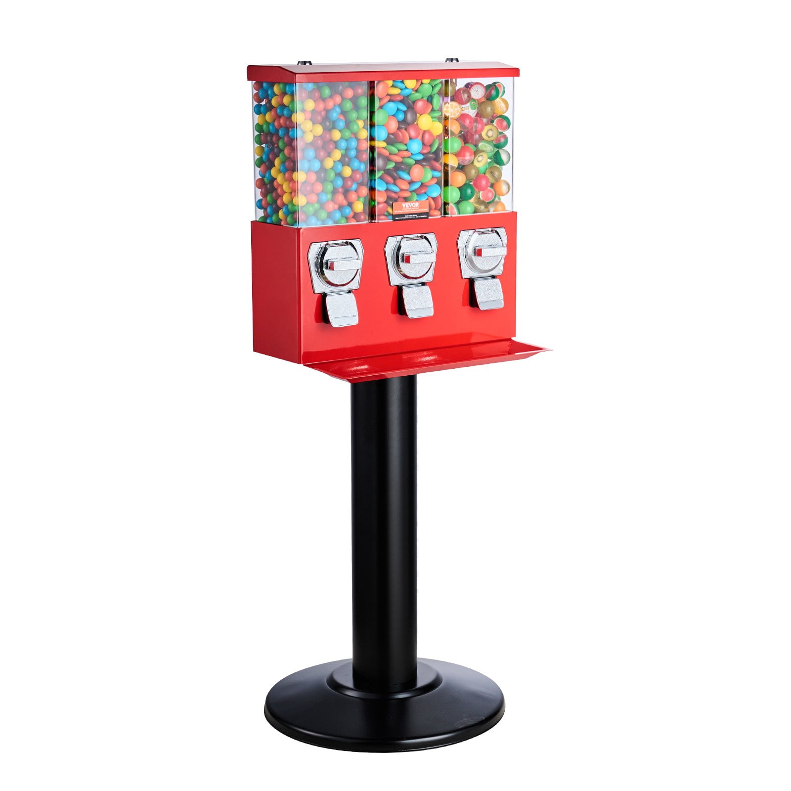 VEVOR Vintage Gumball Machine with Stand, Coin-Operated Candy Dispenser ...