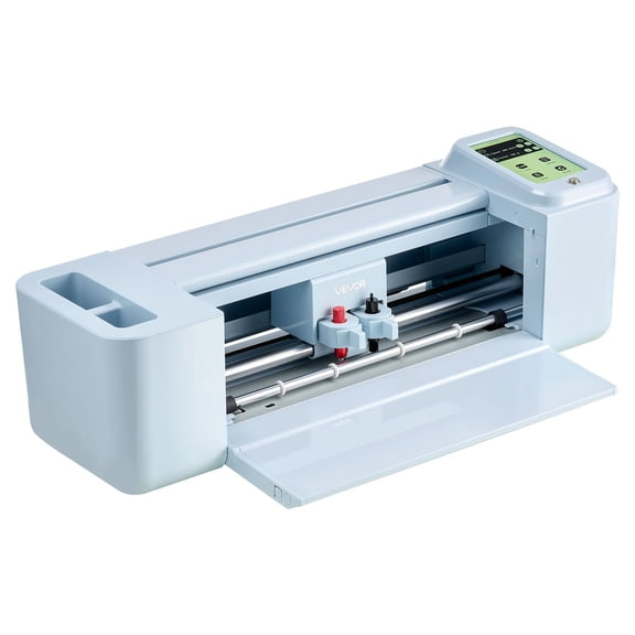 VEVOR Vinyl Cutting Machine, 12 in, Touchscreen-Controlled Vinyl Cutter, 5000+ Built-in Design Resources, Compatible with Mac, Windows, Android and iOS, for Creating Customized Crafts Cards, Decor