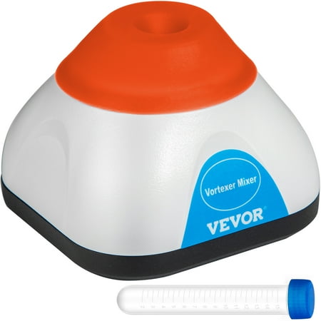 VEVOR Vortex Mixer, 6000rpm Mini Vortex Mixer Shaker, Touch Function Scientific Lab Vortex Shaker, Mix Up to 50mL, 6mm Orbital Diameter for Test Tube, Tattoo Ink, Nail Polish, Eyelash Adhesives, Paint