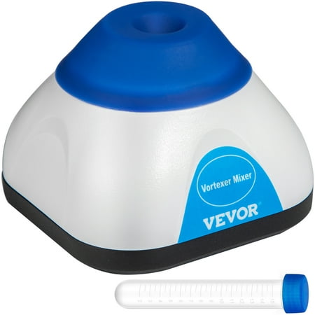 VEVOR Vortex Mixer, 6000rpm Mini Vortex Mixer Shaker, Touch Function Scientific Lab Vortex Shaker, Mix Up to 50mL, 6mm Orbital Diameter for Test Tube, Tattoo Ink, Nail Polish, Eyelash Adhesives, Paint