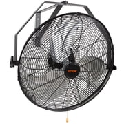VEVOR Wall Mount Fan, 18 Inch,3-speed High Velocity Max. 4150 CFM, Waterproof Oscillating Industrial Wall Fan, Commercia