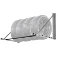 thumbnail image 1 of VEVOR Wall Mounted Folding Tire Rack,32" - 48" Adjustable Tire Rack, Q235 Heavy-Duty Steel Tire Storage Rack for R14-R20 inch Standard Tires,Max 300lbs Load Capacity for Garage Workshop Repair Shop, 1 of 9