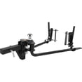 thumbnail image 1 of VEVOR Weight Distribution Hitch, 1,500 lbs Weight Distributing Hitches Kit with Sway Control for Trailer, 2-In Solid Steel Shank, 2-5/16 in Alloy Steel Ball, Powder Coated Load Leveling Hitch, Black, 1 of 9