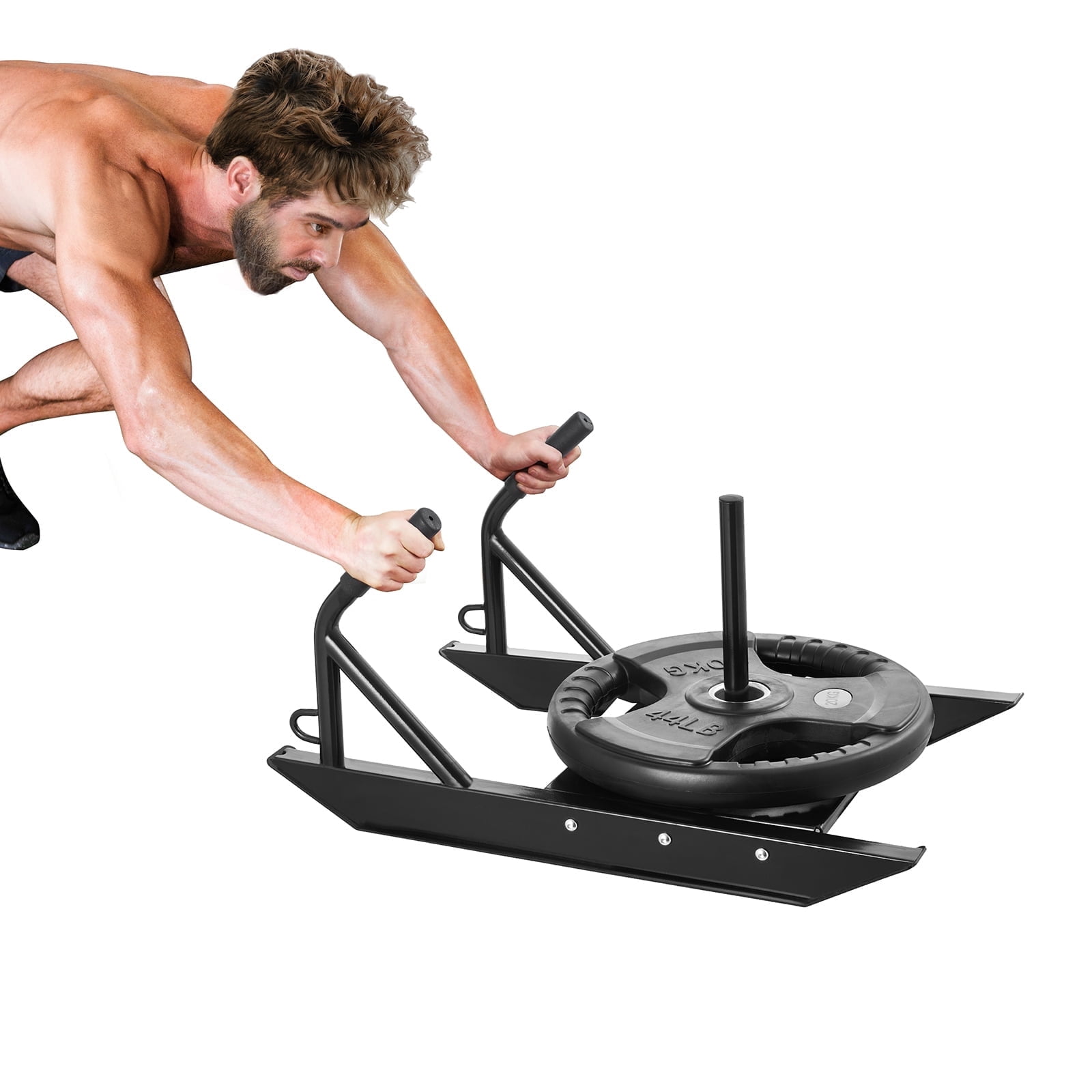 VEVOR Weight Training Pull Sled, Fitness Strength Speed Training Sled ...