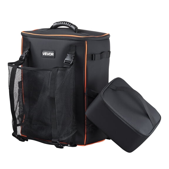 VEVOR Welding Backpack,33L Welder Backpack with Insulated Bag & Helmet Bag, 600D Polyester Extreme Gear Pack for Tools and Helmet, Multi-Purpose Gear Storage Bag for Welding, Outdoor Camping, Hiking