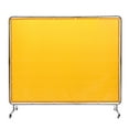 thumbnail image 1 of VEVOR Welding Screen with Frame,6' x 8' Welding Curtain Screen, Flame-Resistant Vinyl Welding Protection Screen on 4 Swivel Wheel (2 Lockable), Moveable & Professional for Workshop/Industrial,Yellow, 1 of 9