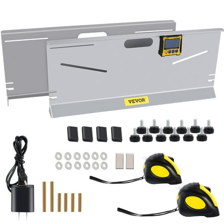 VEVOR Wheel Alignment Tool, 6 Probes Toe Plates, LED Toe Alignment Plates, Double 16Ft Tape Measures Alignment Tools Automotive, Charging Toe Alignment Tool, Wheel Alignment Tool Gauge Camber Caster