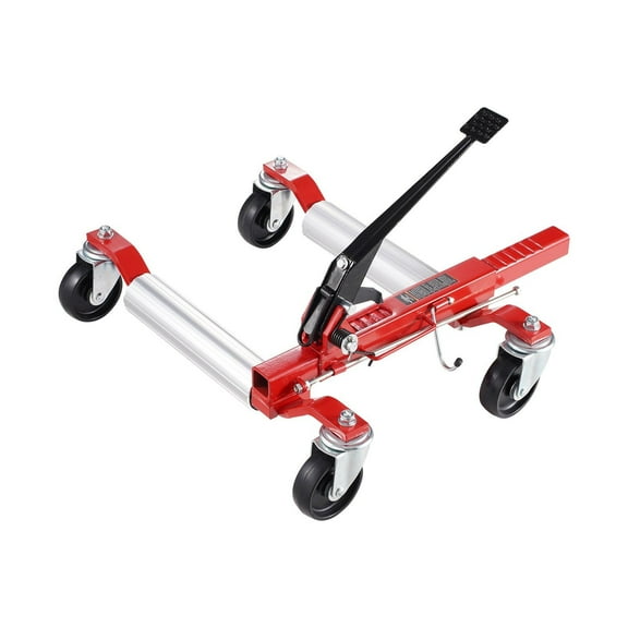 VEVOR Wheel Dolly, Max Capacity 1500 Lbs Car Dolly, Car Jack Dolly Lifter with 360 Rotatable Wheels, Heavy Duty Vehicle Positioning Ratchet Tire Jack