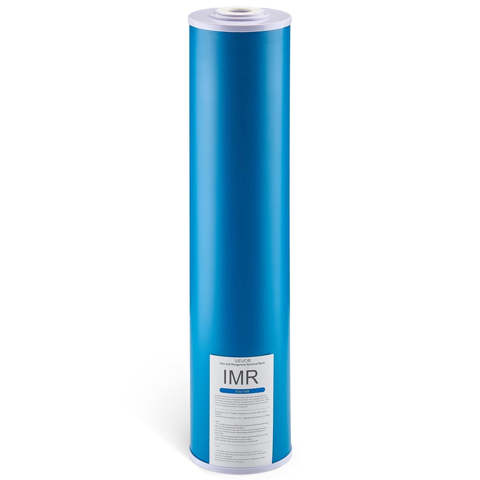 VEVOR Whole House Water Filter Replacement Cartridge, 4.5" x 20" Iron & Manganese Reducing Replacement Filter for 3-Stage Whole Home Water Filtration System, Reduce Chlorine, Bad Taste, Odor