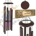 thumbnail image 1 of VEVOR Wind Chimes for Outside, 45 in, Deep Tone Wind Chimes with 6 Tubes, Unique Large Memorial Wind Chimes for Anniversary, Amazing Outdoor Decor for Your Patio, Porch, Garden and Backyard, Bronze, 1 of 9
