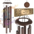 thumbnail image 1 of VEVOR Wind Chimes for Outside,50", Deep Tone Wind Chimes with 6 Tubes, Unique Large Memorial Wind Chimes for Anniversary, Amazing Outdoor Decor for Your Patio,Porch, Garden and Backyard,Copper Vein, 1 of 9
