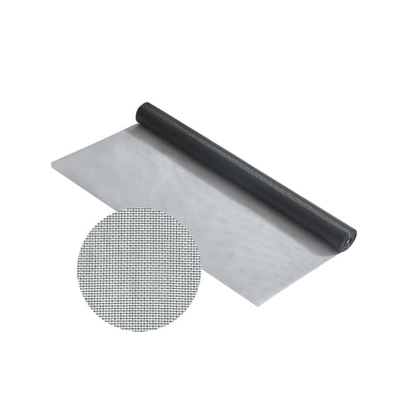 VEVOR Window Screen Replacement, 100 ft 48 in Window Screen Mesh, DIY Adjustable Fiberglass Screen Mesh - Durable, Washable & Easy to Install, Window Screen Repair Kit