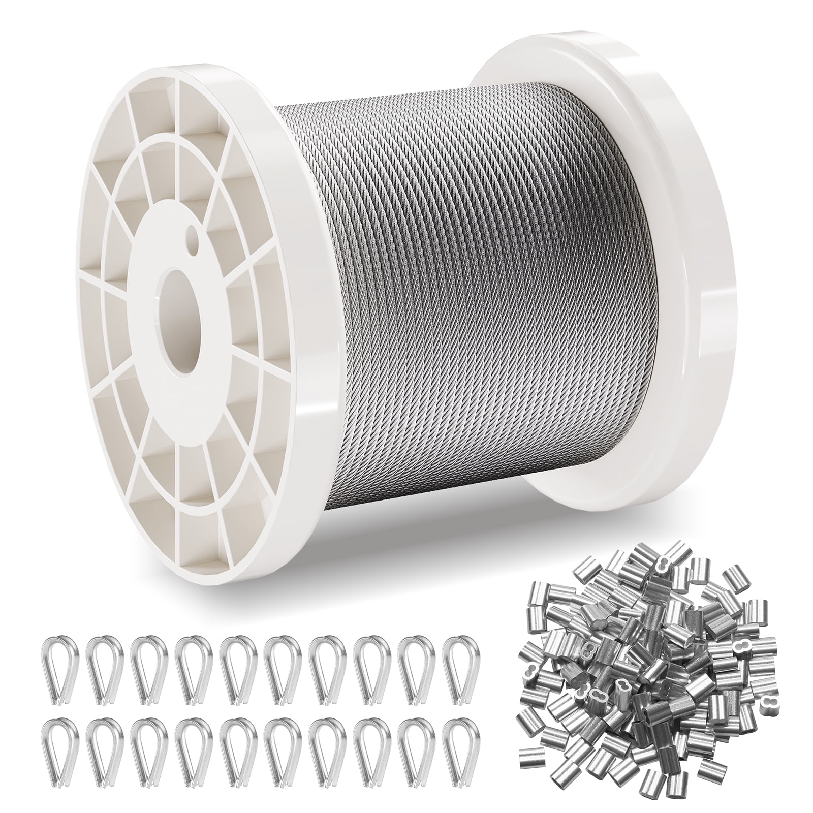 VEVOR Wire Rope Kit, 1/16