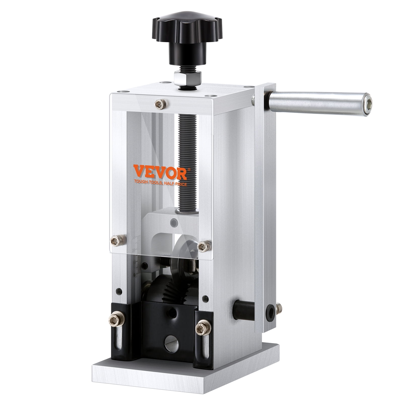 VEVOR Wire Stripping Machine,Wire Stripper with Hand Crank or Drill Powered,0.06''-1.18'' Copper Wire Stripper,Visible Stripping Depth Reference,Portable Aluminum Frame Wire Peeler