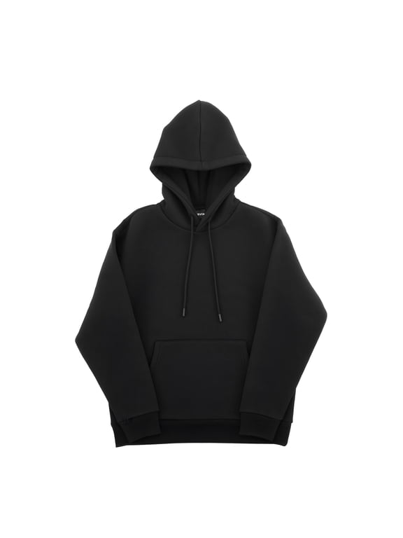 Women Pullover Hoodie,Medium Size,Fleece Long Sleeve Comfy Casual Basic Pullover Hooded Sweatshirt,Warm & Skin-friendly,Practical & Trendy, Black Hoodie with Large Pocket for Fall & Winter