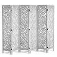 thumbnail image 1 of VEVOR Wood Room Divider, 6 Panel Wood Folding Privacy Screen, 66.9 Inches&nbsp;Tall Indoor Carved Partition Divider, Portable&nbsp;Decoration Screen, for Room Separation, Home, 1 of 9