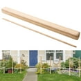 thumbnail image 1 of VEVOR Wooden Garden Stakes, 25 Pcs 48x0.5x0.69 in Survey Grading Stakes, Garden Ground Stake with Sharp Point, Fir Wood Plant Support Stake, Sign Posts for Silt Fence Backyard Boundaries Baselines, 1 of 9