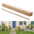 thumbnail image 1 of VEVOR Wooden Garden Stakes, 25 Pcs 48x0.75x0.75 in Survey Grading Stakes, Garden Ground Stake with Sharp Point, Fir Wood Plant Support Stake, Sign Posts for Silt Fence Backyard Boundaries Baselines, 1 of 9