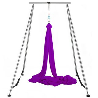 Green Yoga Swing Set Yoga Hammock Trapeze Sling Inversion Tool For Indoor  Home Fitness